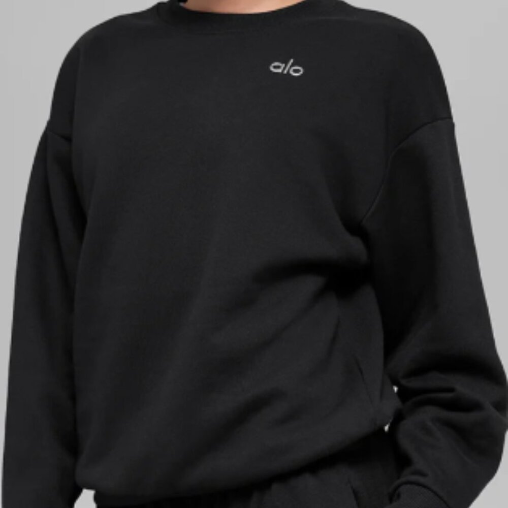 ALO Yoga Accolade Crew Neck Pullover unisex Size L